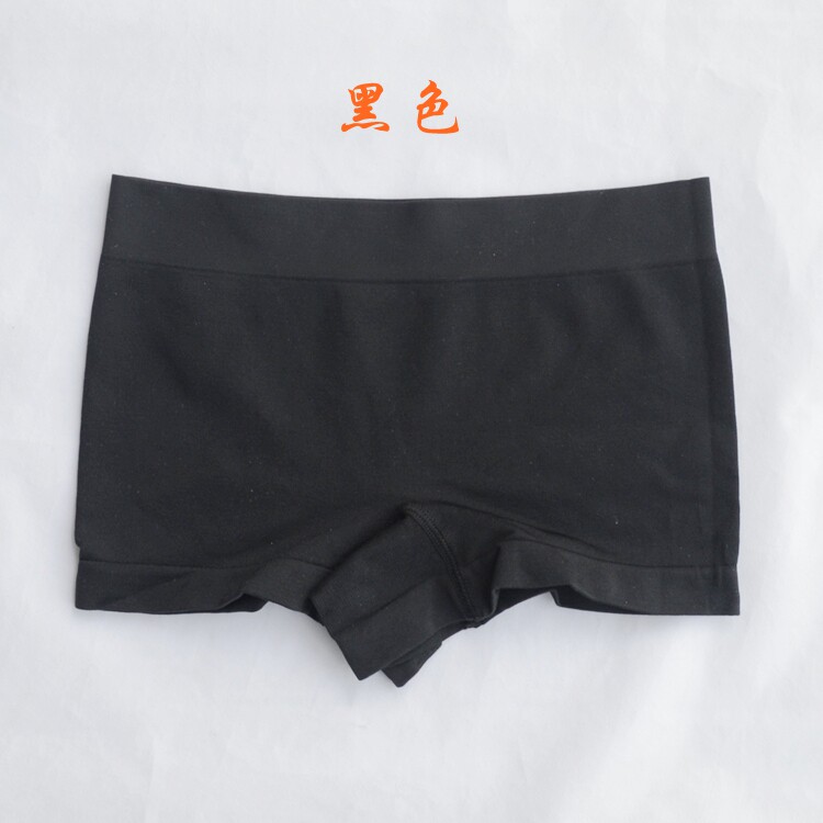 情侣平角美体无缝<em>内裤</em>女<em>穿</em>男穿丝袜<em>材质</em>紧身高