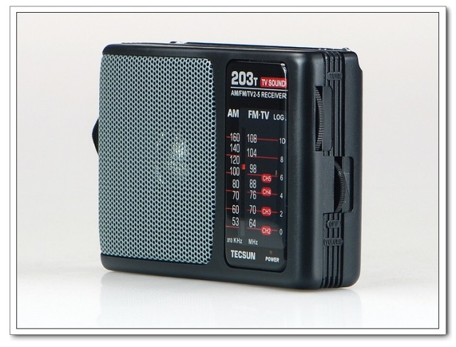 R-203T FM/MW Radio/TV Sound Radio