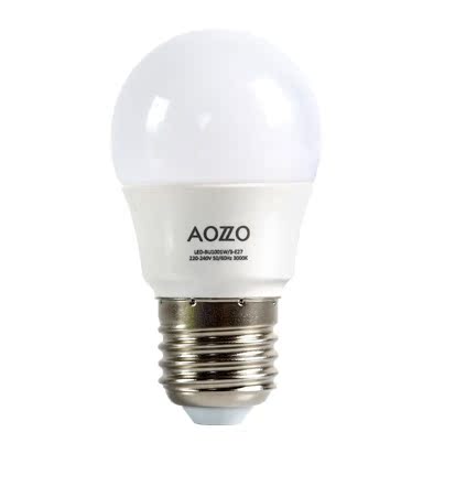 
                                        奥朵家饰（AOZZO）LED灯 E27螺口球型灯泡芯片款白光 BU1001C 功率3W                