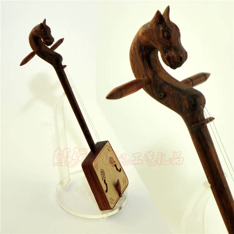 马头琴 蒙古族特色乐器微缩模型木质工艺品装饰摆件 教学道具 出国交流送外国人礼品在国美在线的价格走势