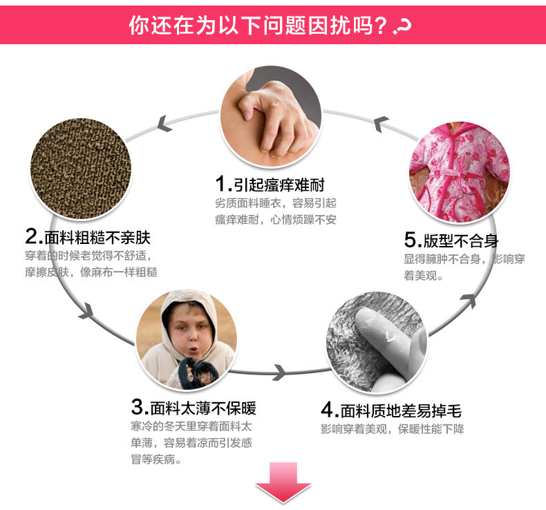 富妮来正品秋冬<em>保暖</em>卡通<em>加绒</em>女士家居服套装女