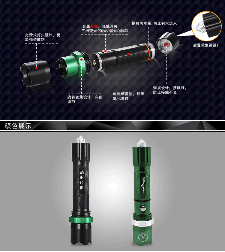 Ручной фонарик Sky fire SF /001 SF001 Q5 USB Sky fire/fire Ручной фонарик Sky fire SF /001 SF001 Q5 USB Sky fire/fire