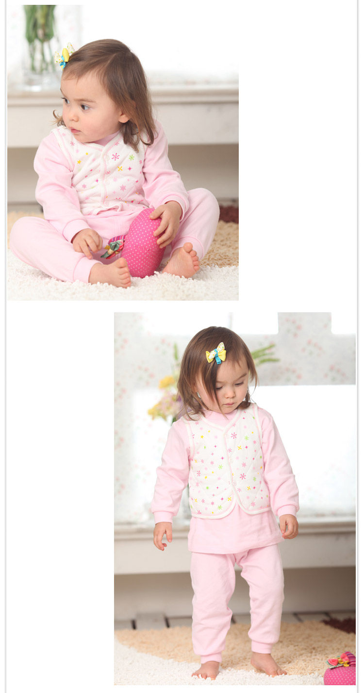 童<em>马甲、背心</em>-<em>南极人婴儿</em>纯棉背心 全棉<em>春秋</em>宝