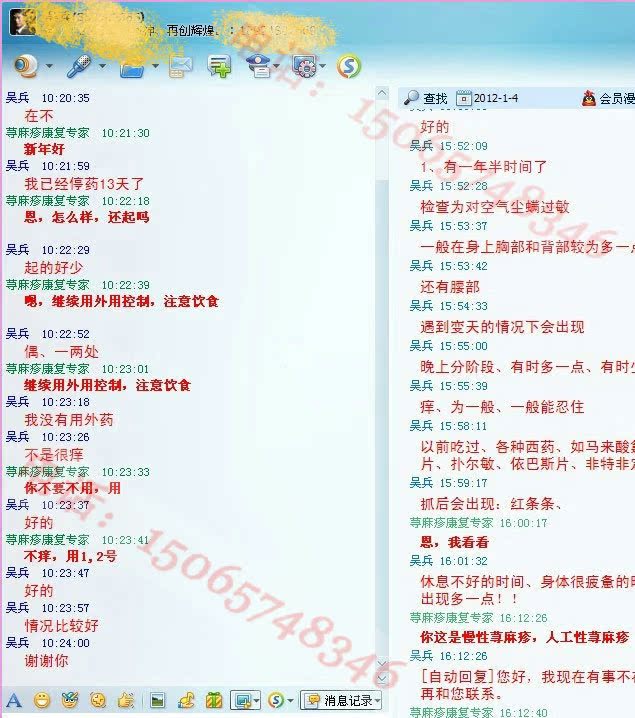 菊花清火组合 慢性荨麻疹 皮肤过敏风团 人工划