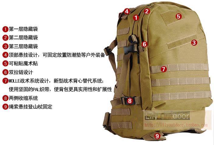 Рюкзак для туризма Lily equipment BB/004 3D 40L Lily equipment Рюкзак для туризма Lily equipment BB/004 3D 40L Lily equipment