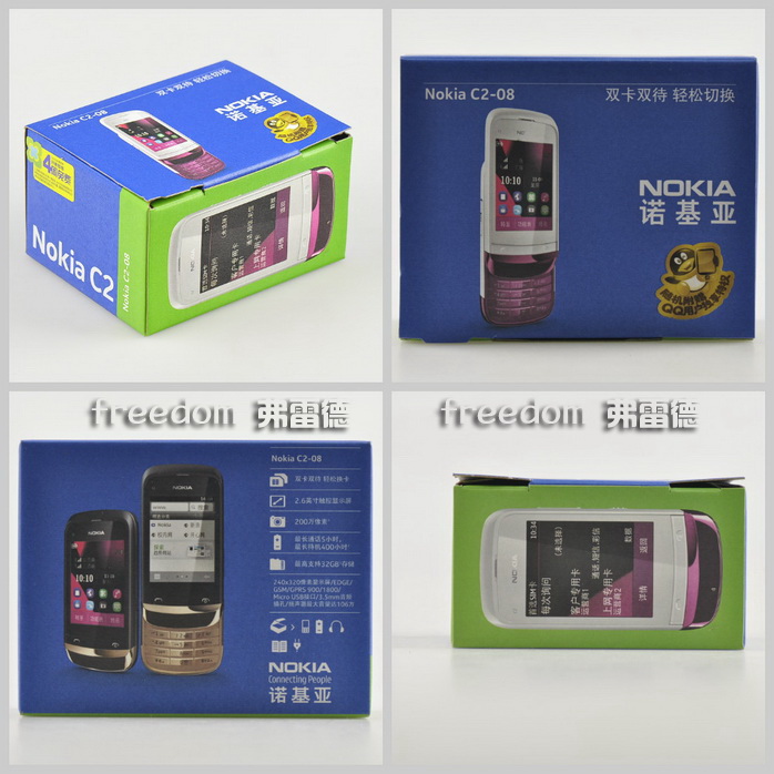 Мобильный телефон Nokia C2-08 Symbian / Saipan GSM Резистивный сенсорный экран 2,6 дюйма GPS навигация 512 Мб Мобильный телефон Nokia C2-08 Symbian / Saipan GSM Резистивный сенсорный экран 2,6 дюйма GPS навигация 512 Мб
