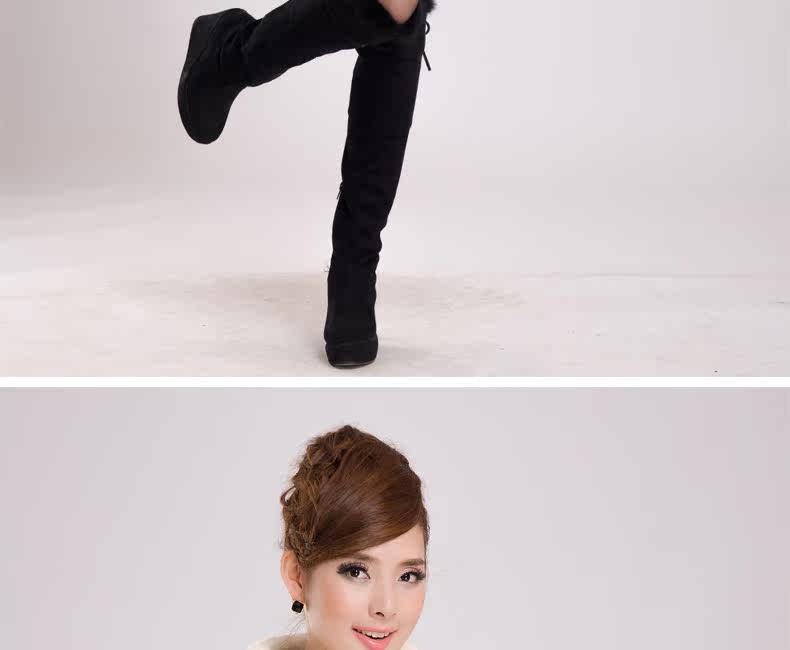 2013冬装新款女装大码宽松毛领<em>毛呢外套中</em>长
