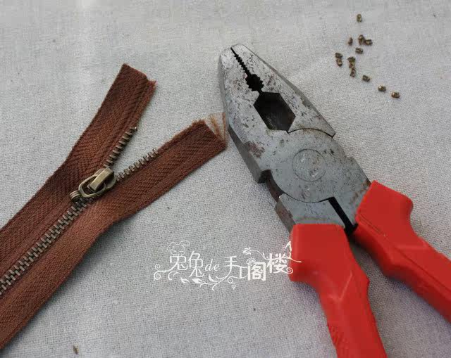 拉链的安装方法