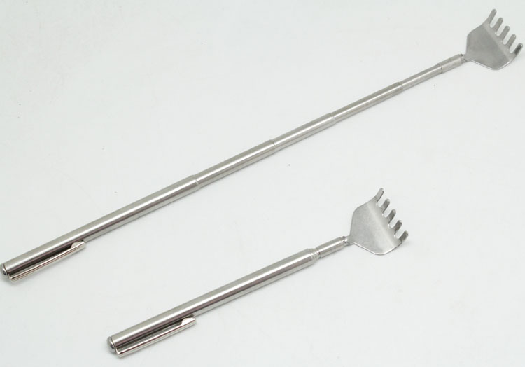 422 伸缩抓痒器痒痒挠不锈钢不求人抓痒耙图片