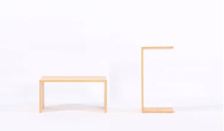 Coffee | corner table | handiwork | Simple | independent brand | Seventh Heaven × designer Li Chuanguang - Other Furniture - Wood Orange