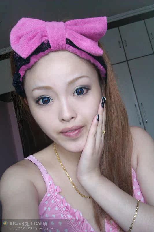 超值换购 image可爱日系棉毛巾料 蝴蝶结 头巾