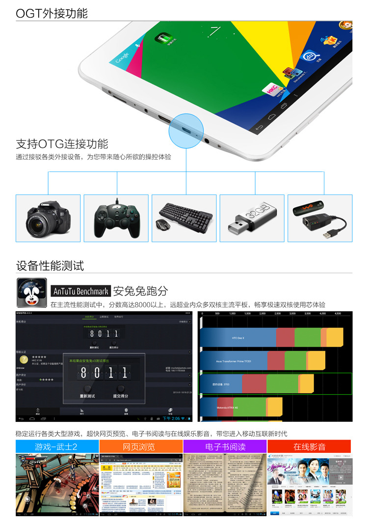 Планшет HKC X106 10 Mid WIFI Android Планшет HKC X106 10 Mid WIFI Android
