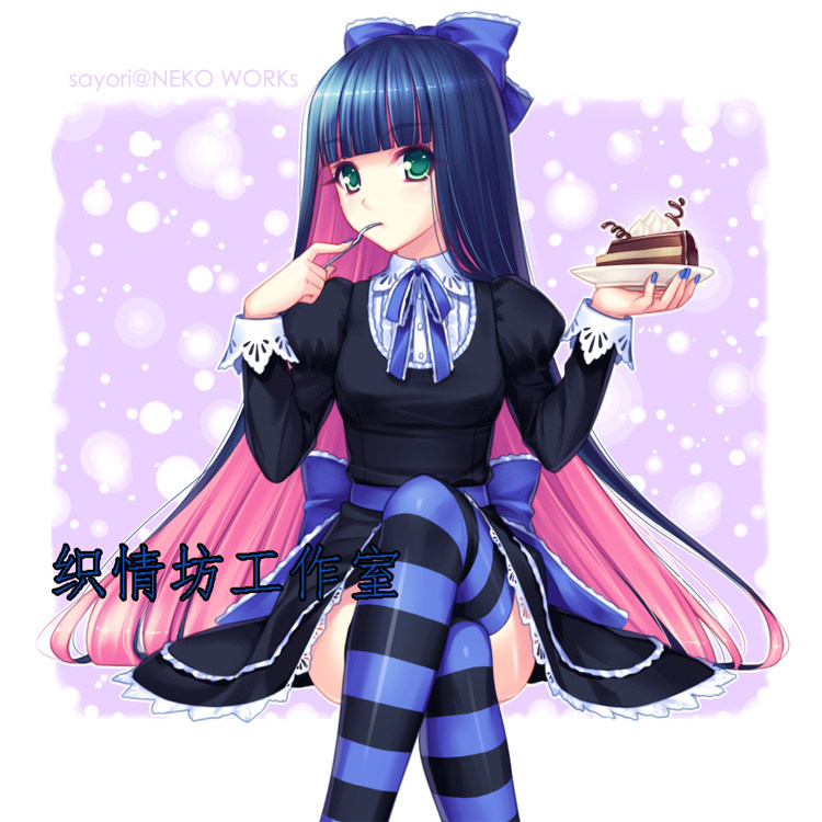 吊带袜天使女主角Panty与Stocking<em>姐妹</em>原 COS