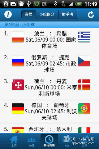 【免費工具App】Euro 2012-APP點子