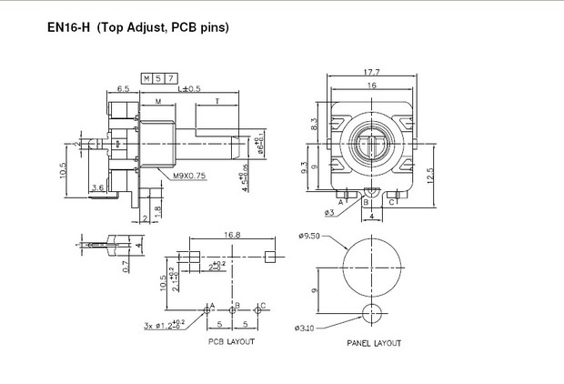 alps 编码器ec16 24位脉冲 飞梭 ec16b202440a数字功放音量电位器