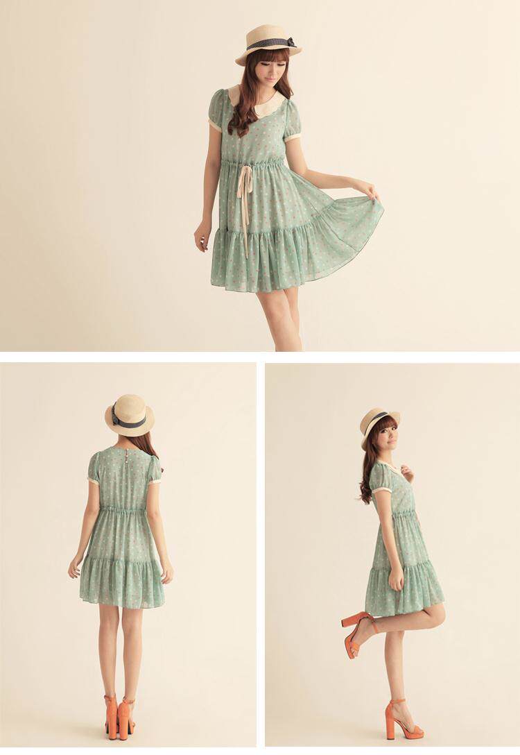 ChiaY正品2012夏季新款 <em>夏娜</em>甜美模特<em>女装</em> 圆