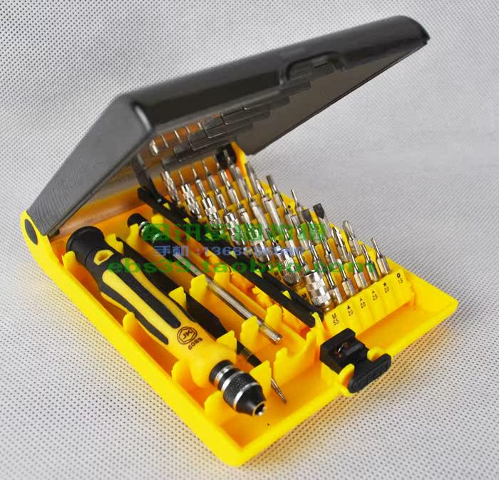 螺丝批杰克利jackly jk-6089a 45合1套筒 拆机螺丝刀组合套装