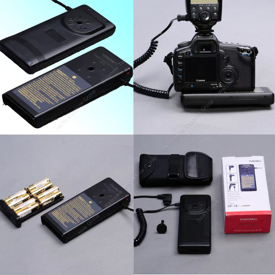 External Flash Battery Pack SF18 for Yongnuo Flash YN560 560II 560III