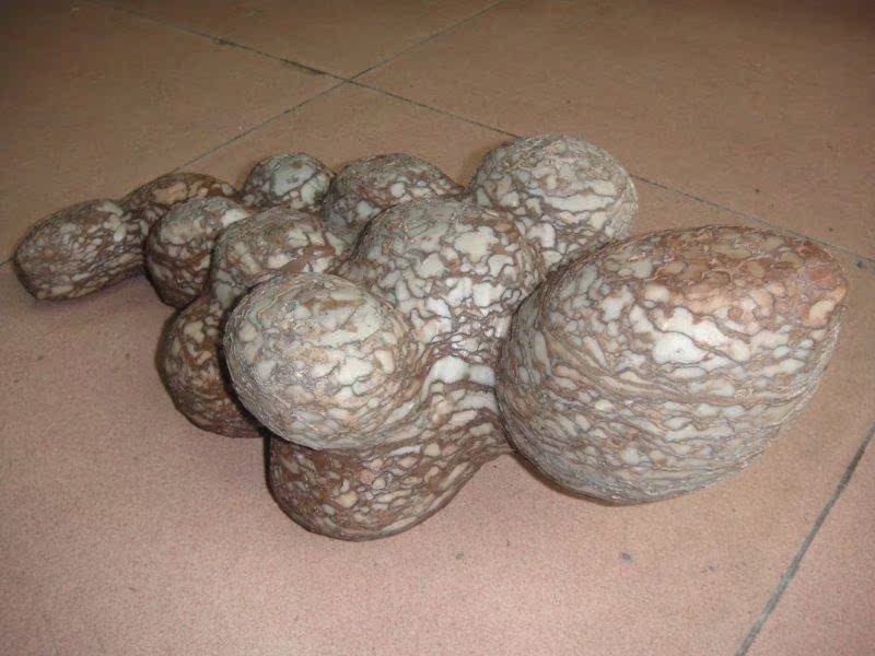 天然鳄鱼龟形状结核石 蛋型结核石蛋形石摆件