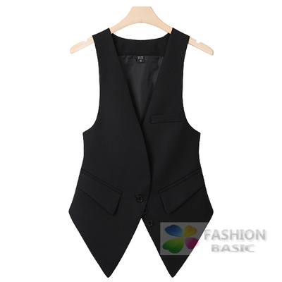 2014年春秋新款胖mm披<em>坎肩</em>修身<em>小西装马甲</em>女