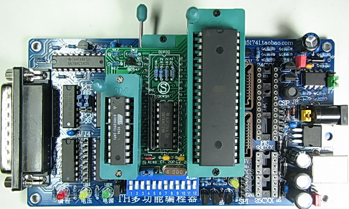支持SPI主板BIOS芯片 单片机烧录 多功能TH编