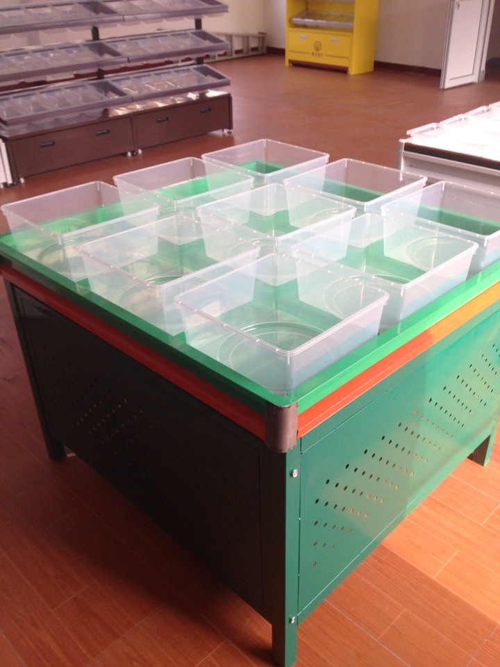 商超货架-老婆大人中岛柜散称柜零食散装柜 便