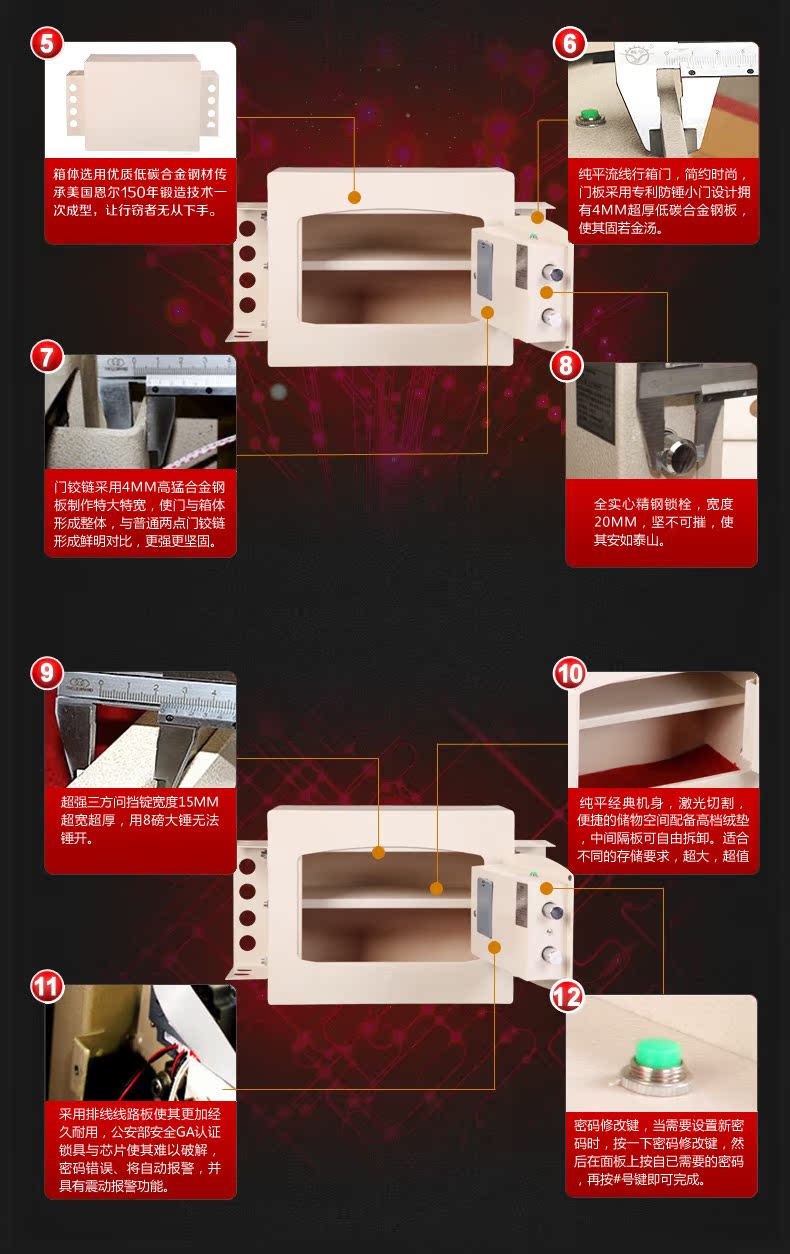 【多图】恩尔旗舰店官网直销,恩尔保险柜 家用