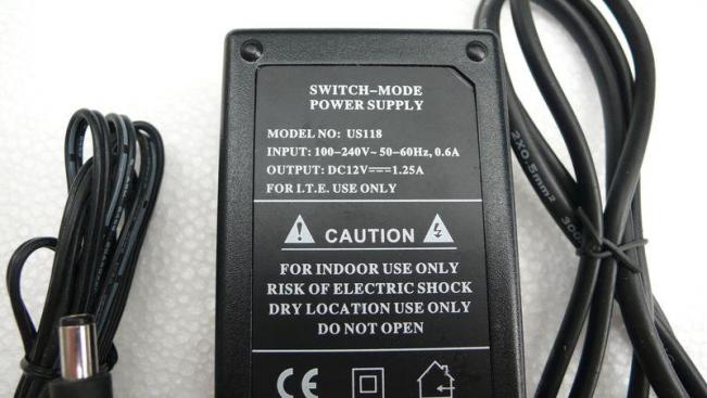 12V The power adapter / 12V direct transformer / 12v1.25A Switching Mode Power Supply /