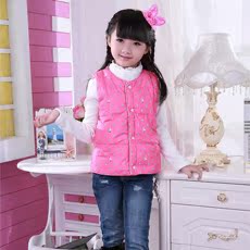 【图】新款<em>女儿童</em>羽绒<em>马甲</em> 女童羽绒<em>背心</em>冬款