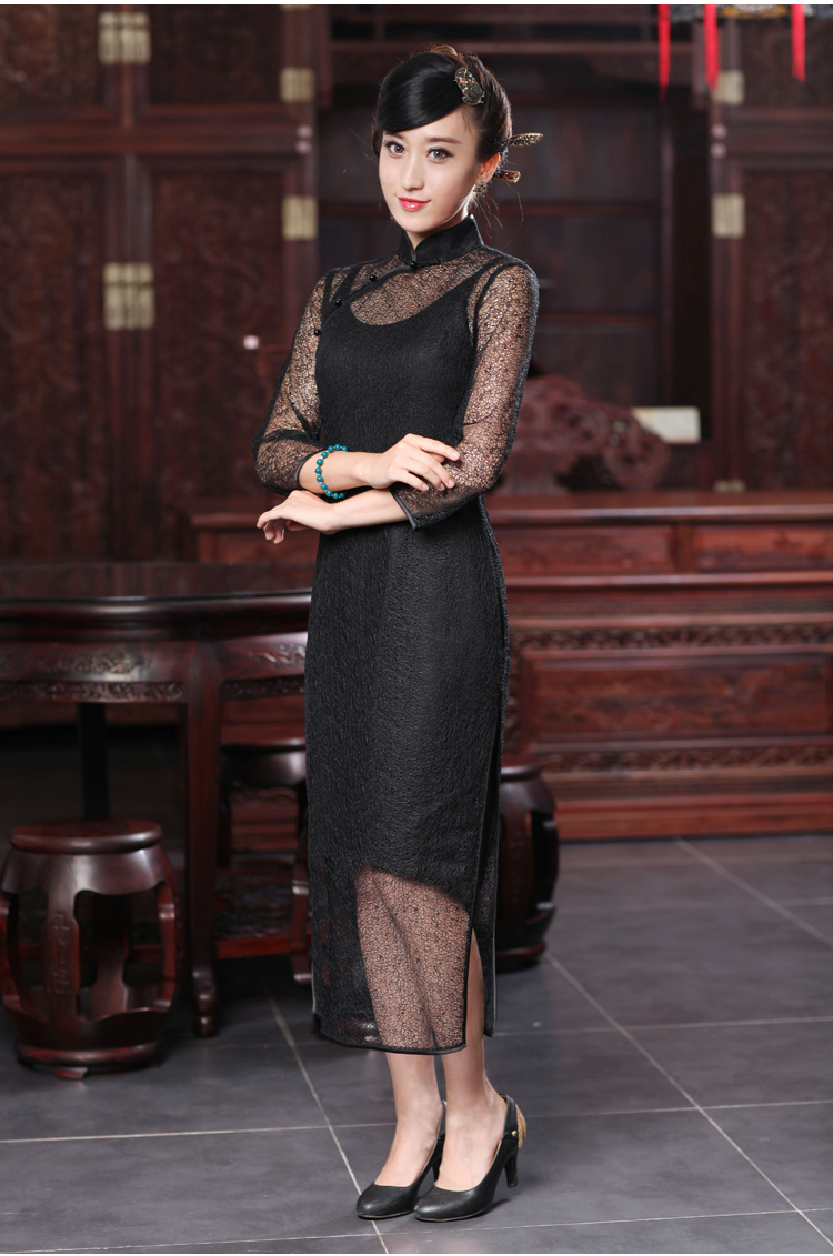 Bird lovers of silk and bamboo surplus ear 2015 spring new improved stylish silk two-piece sexy outfit QD 537 black XXL pictures, price, brand platters! Elections are good character, the national distribution, so why buy now enjoy more preferential! Health