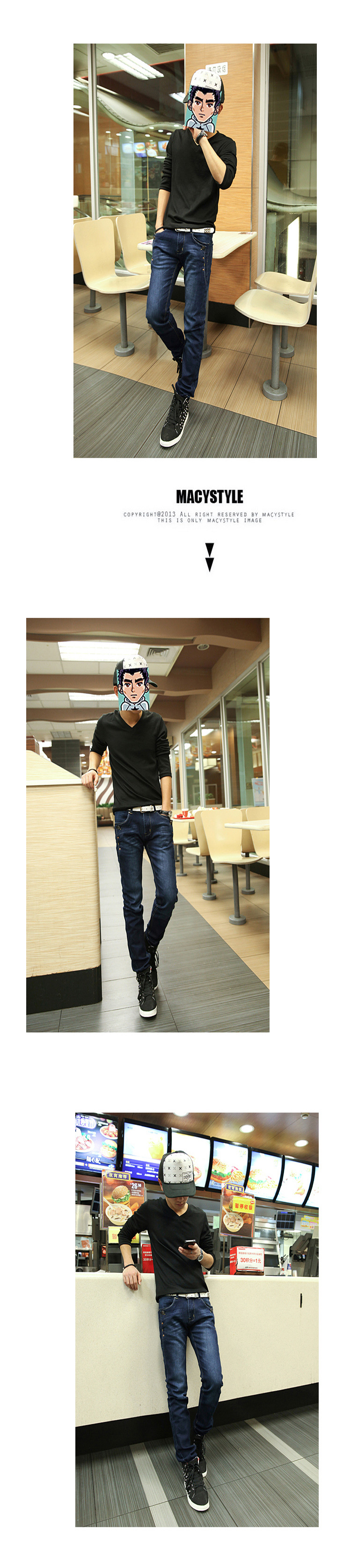 Джинсы мужские Fashion casual jeans 201 Fashion casual jeans