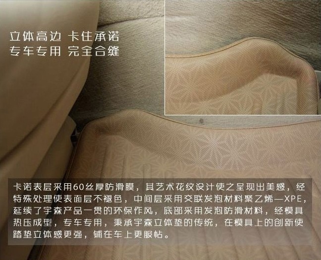 Коврики для автомобиля Yusen 3D Коврики для автомобиля Yusen 3D