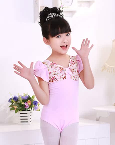现货批发 14新款 品牌 儿童舞蹈服女童 练功服 芭蕾舞服 连体服