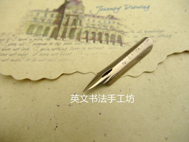 包邮英文书法蘸水笔套装 直杆斜杆两用笔杆 hunt101 hunt22b 平尖