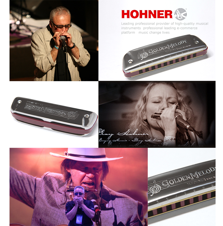 губная гармонь Hohner Golden Melody GM +DVD губная гармонь Hohner Golden Melody GM +DVD