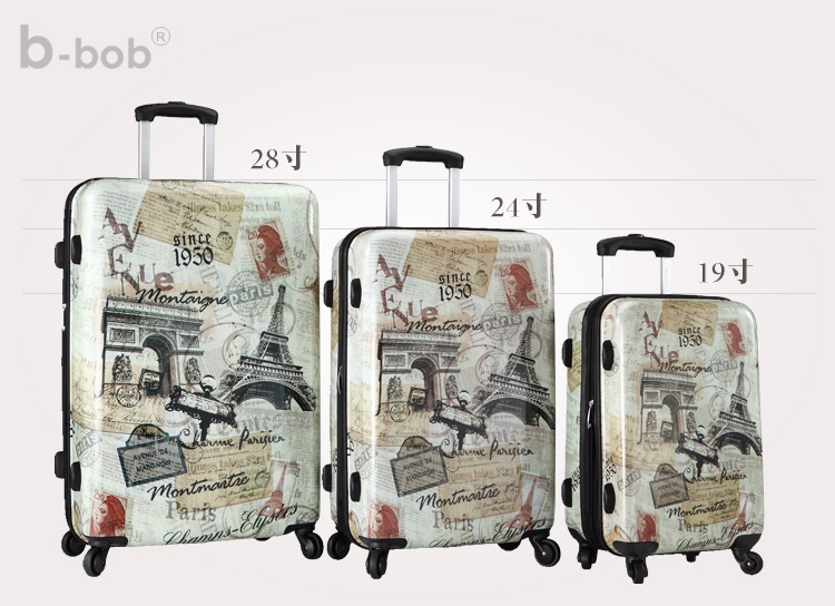 歐洲路易威登neverfull b-bob箱包歐洲印花萬向輪旅行箱拉桿箱 20寸登機箱24 28寸行李箱 路易威登