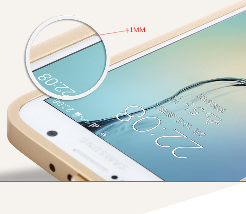 KANENG Mechanical Arm Trigger Aluminum Bumper Metal Frame Case Cover for Samsung Galaxy S6 G9200