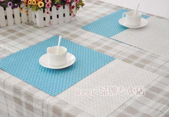 CMWE Xinyi green PVC tasteless waterproof and breathable 35*3CM placemat | insulating mat | | dining table pad coasters
