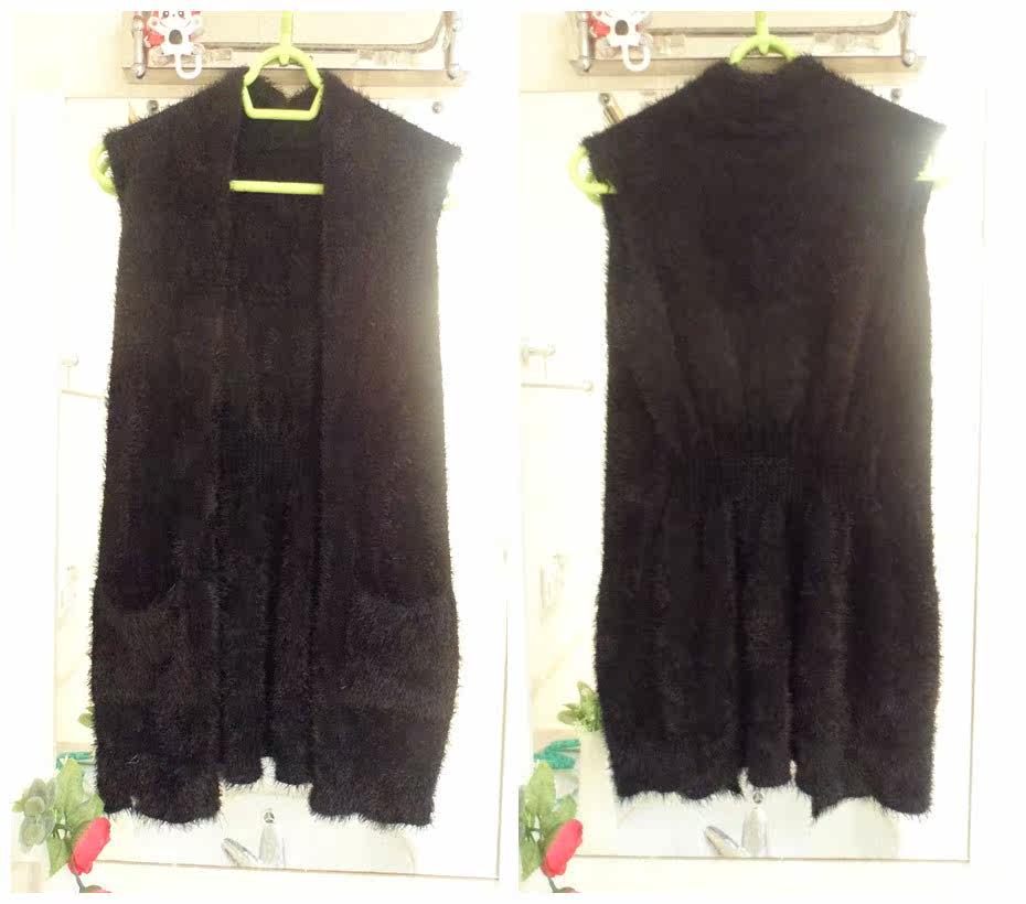 【2013冬装新款韩版马甲<em>马海毛</em>绒坎肩<em>无袖</em>针