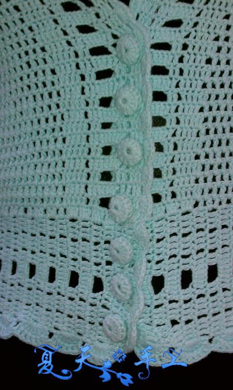 手工<em>毛衣</em>钩针<em>编织</em>女款<em>缕空</em>短袖小外