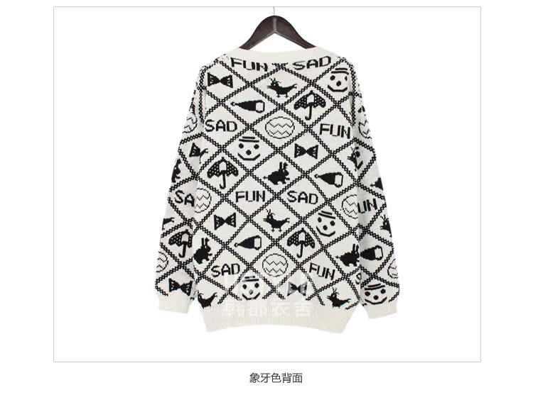 Свитер женский Korean homes have clothes gs1568 2013 Акриловое волокно Длинный рукав Свитер женский Korean homes have clothes gs1568 2013 Акриловое волокно Длинный рукав