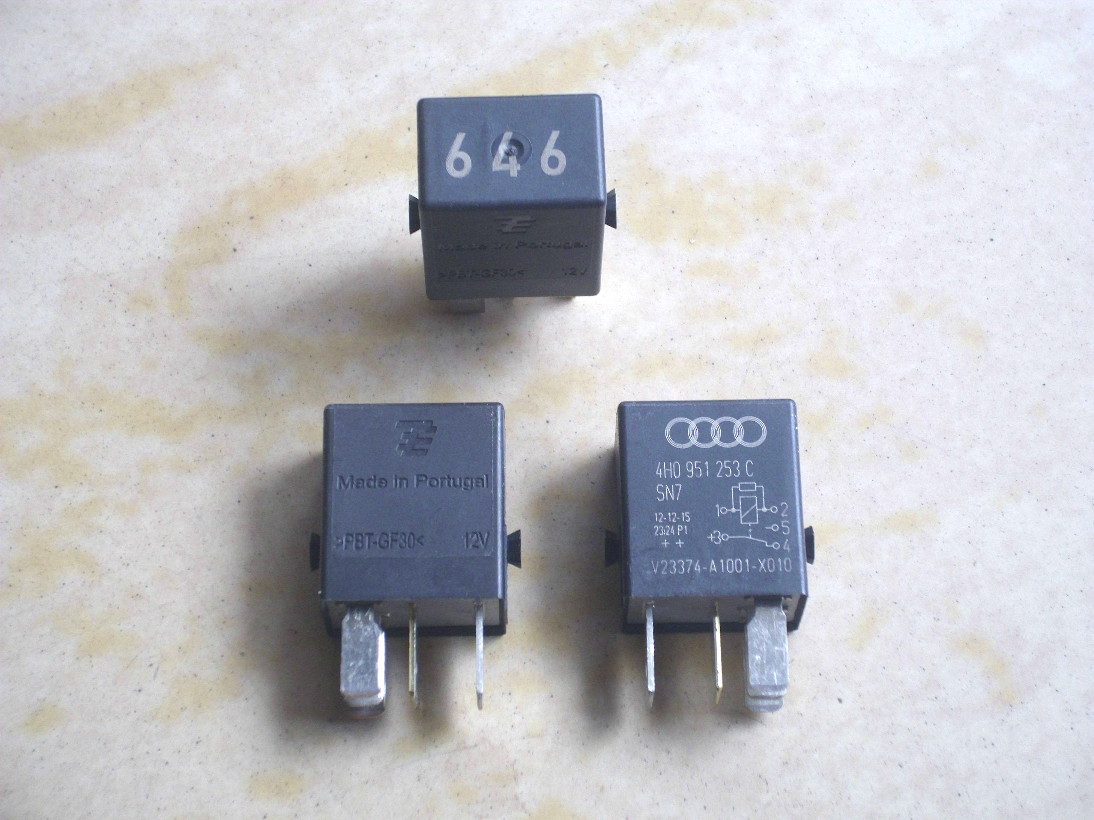 tyco646继电器 4H0 951 253 C V23374-A1001-X010 Audi /vw/Skoda tyco,646继电器