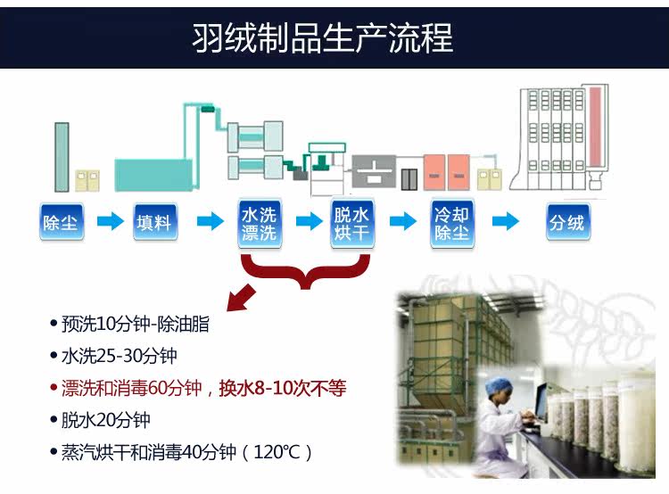 羽绒加工行业的新篇章：水洗工艺的应用与创新