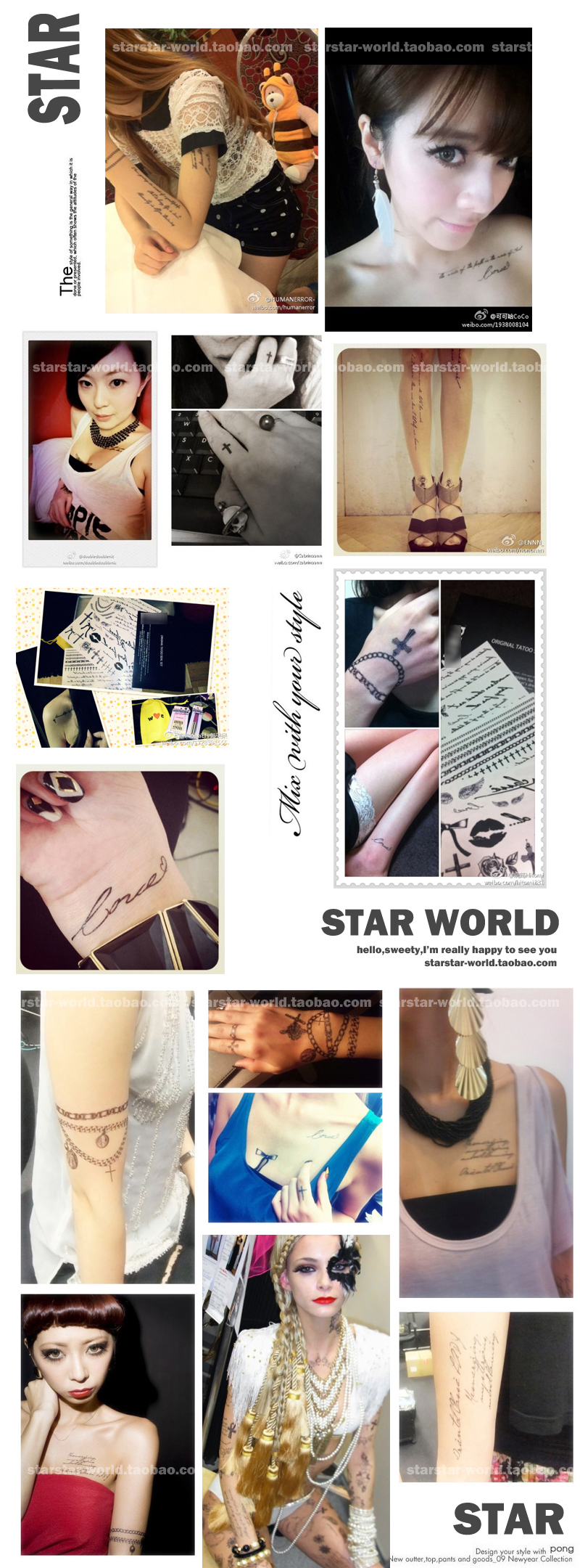 Бодиарт OTHER Star MURUA Бодиарт OTHER Star MURUA