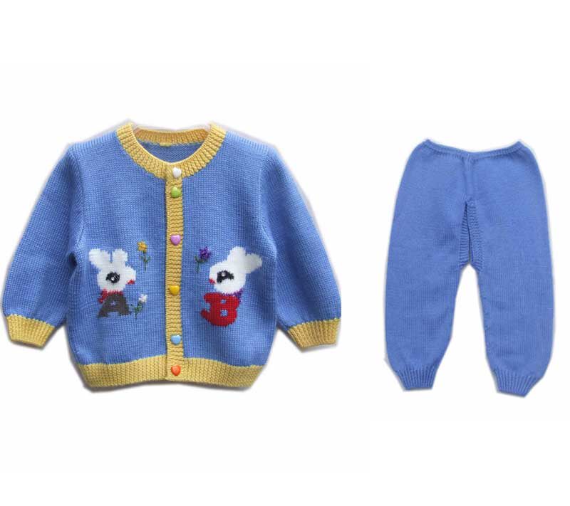 103#手工编织<em>婴儿</em>手工羊毛线衣<em>宝宝线</em>衫儿幼