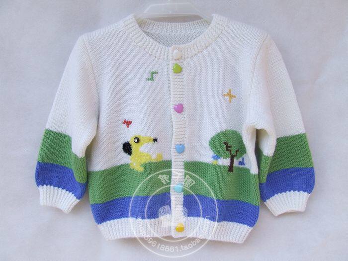 手工<em>编织</em>F010宝宝纯<em>羊毛</em>线宝宝<em>毛衣</em>婴幼儿毛