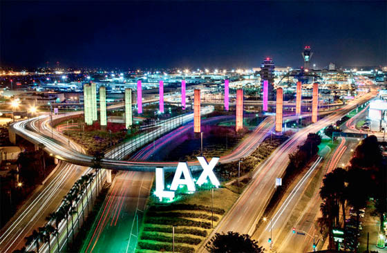 美国洛杉矶LAX国际机场接机\/景点接送导游4人