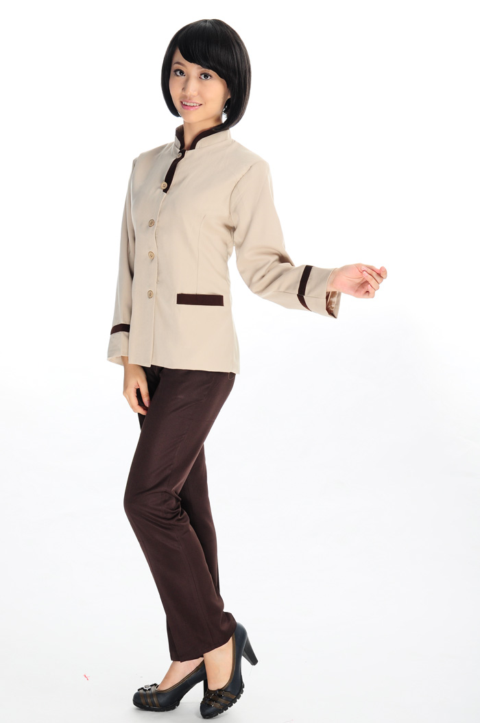 【保洁员 长袖工作服 工衣定做 酒店制服 家政公