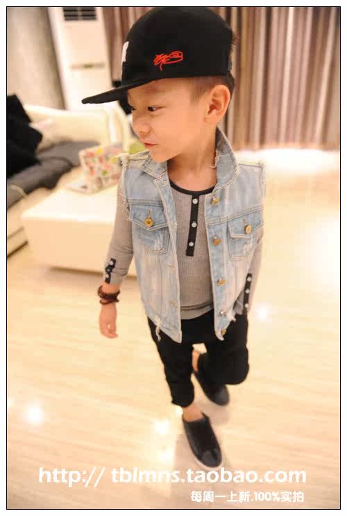 童<em>马甲</em>、背心-正品 九斤×男童秋款 <em>韩版男宝</em> 