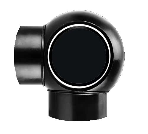 球型四通90度/135度/180度 同层排水PE管件 球通 水管接头配件 